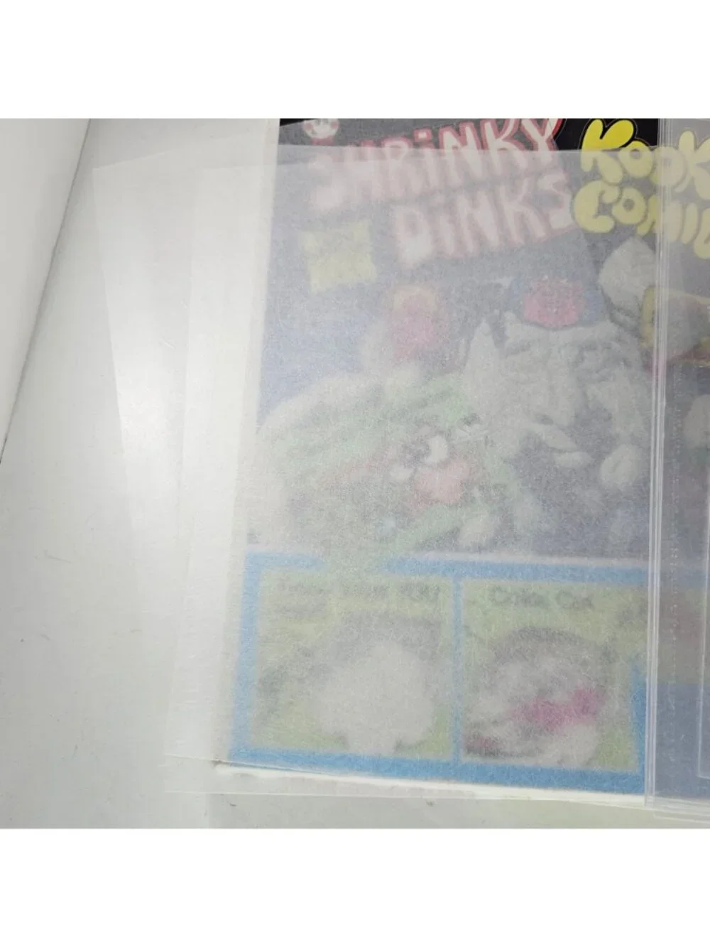 Shrinky Dinks Kooky Comics Kit #2300 Frosted Ruff & Ready Sheets and Box ONLY